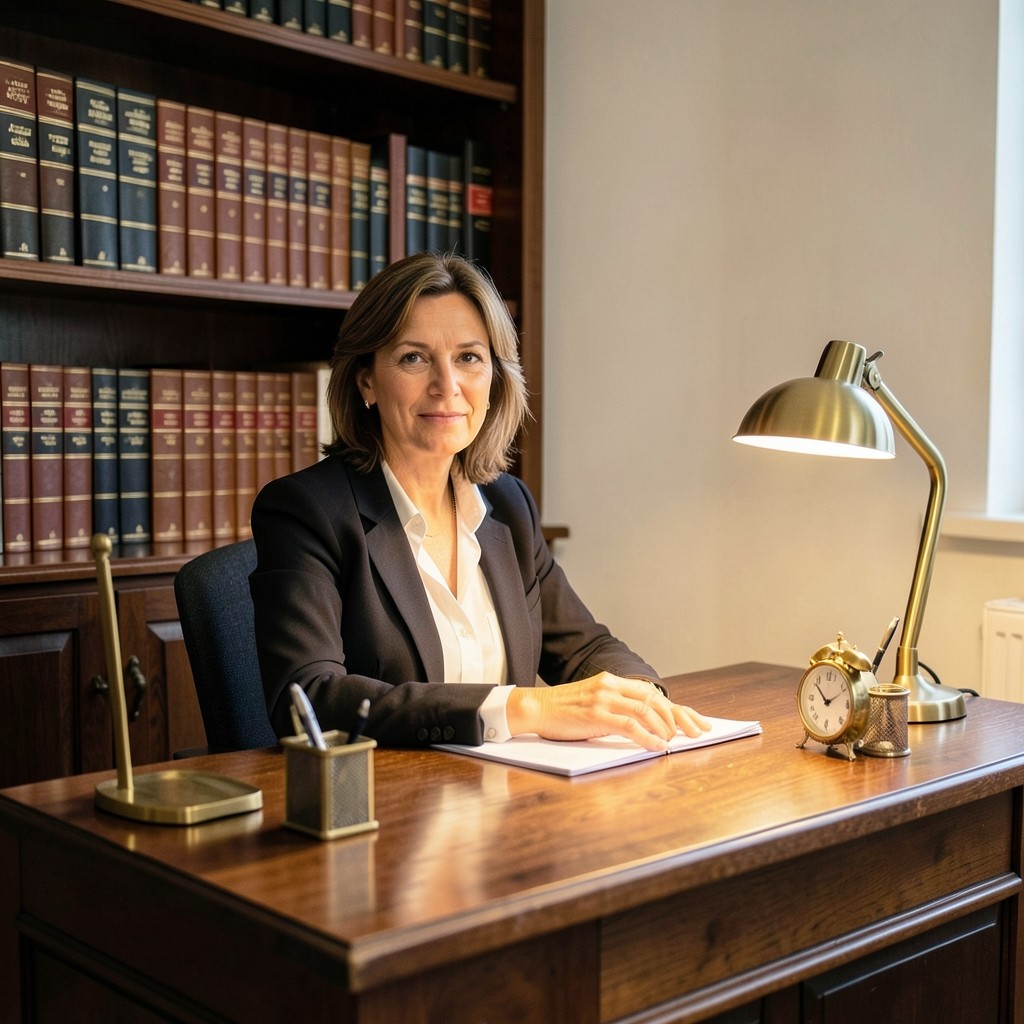 Sarah Lopez, consultante en emploi agricole, dans son bureau à Coutances